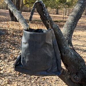 Ivanka Trump Gray Shoulder Bag